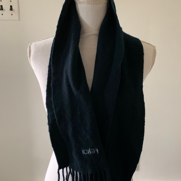 Fendi Accessories - Fendi Deep Navy Blue Scarf